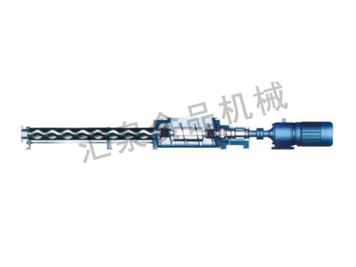 帶喂料器的單螺桿泵